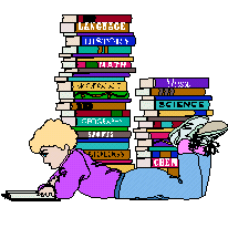 Children with books